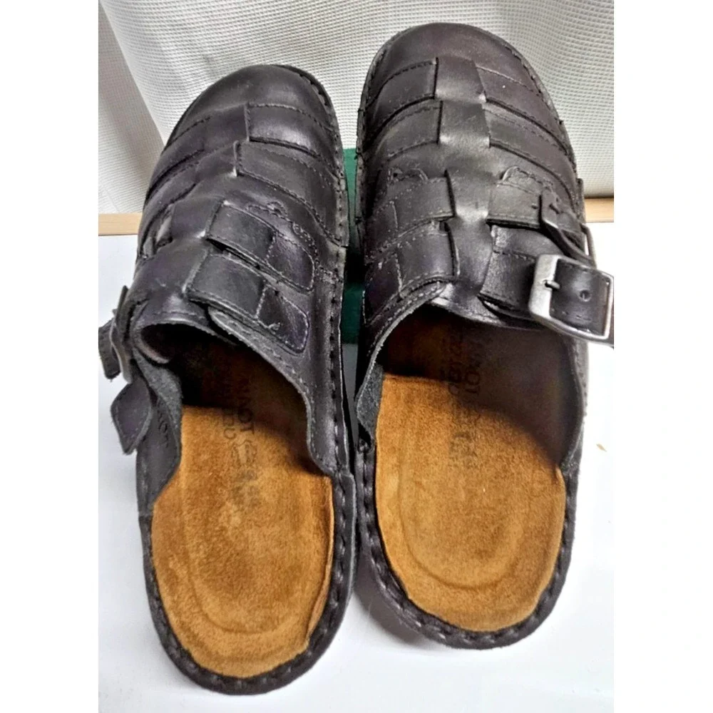 NAOT JULIUS men's leather fisherman sandal‎ buckle straps 44/M11